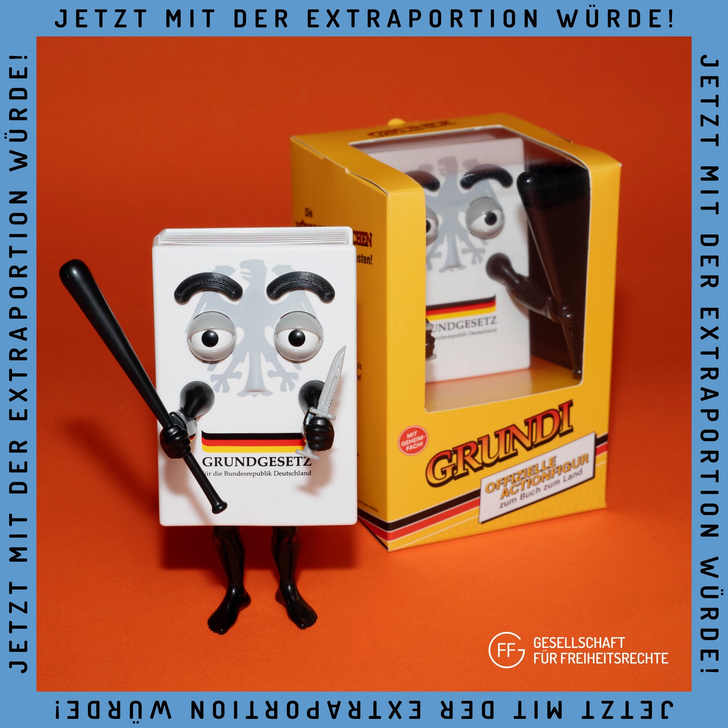 Grundi-Actionfigur (grundgesetzwidriges Sammlerstück)