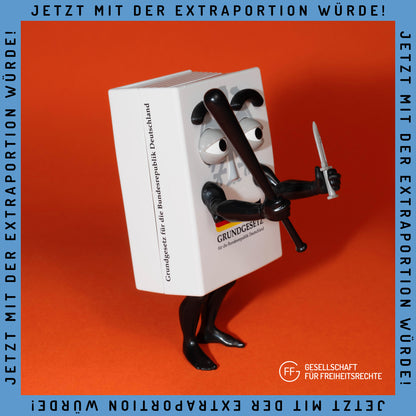 Grundi-Actionfigur (grundgesetzwidriges Sammlerstück)