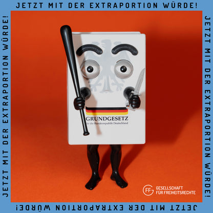 Grundi-Actionfigur (grundgesetzwidriges Sammlerstück)